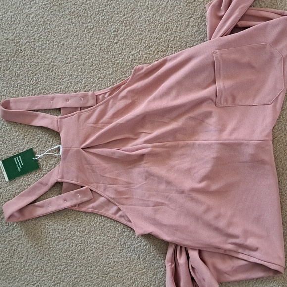 SMALL    HALARA ADJUSTABLE WAFFLE JOGGER OVERALLS - Picture 8 of 11